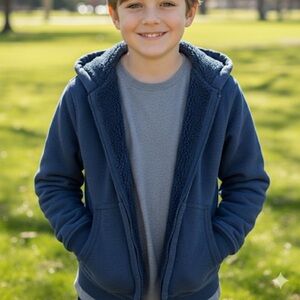 Cozy Blue Kids Jacket